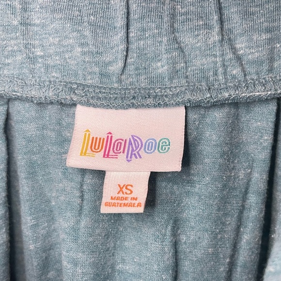 Heathered Blue Lularoe Madison Skirt - Picture 2 of 7